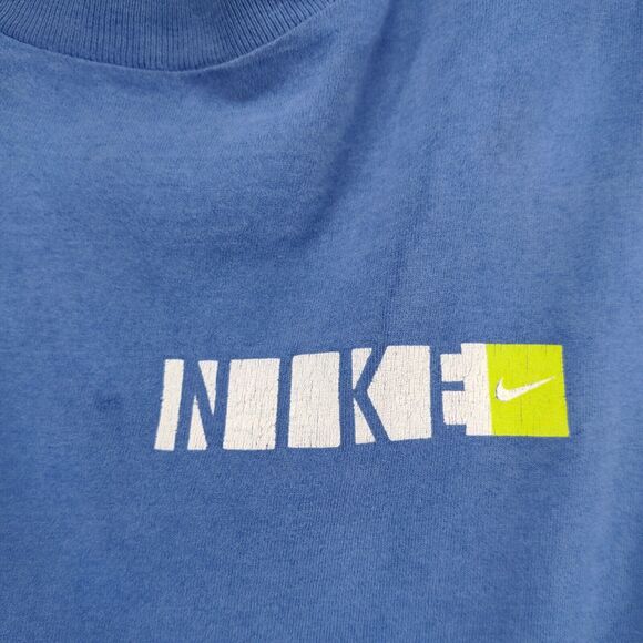 Vintage Nike Just Do It Graphic Swoosh Distressed T Shirt Double Sided Size XXL - Picture 9 of 14